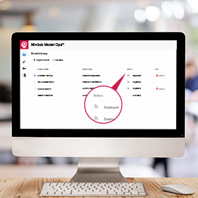 Minitab Model Ops 网页版应用