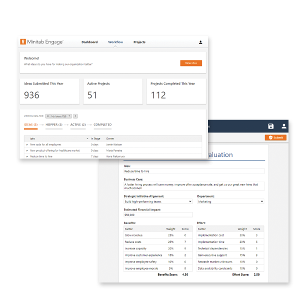 定位并收集想法